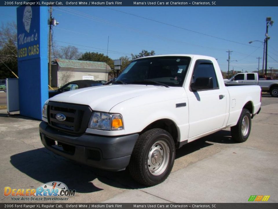 2006 Ford Ranger XL Regular Cab Oxford White / Medium Dark Flint Photo #4