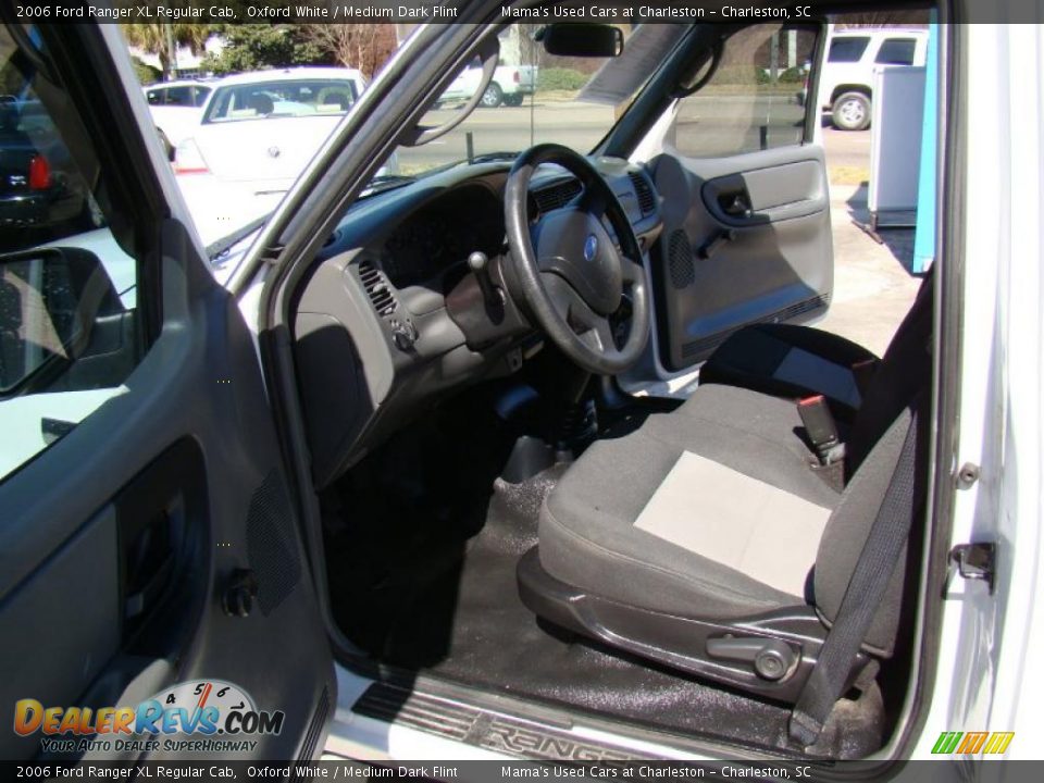 2006 Ford Ranger XL Regular Cab Oxford White / Medium Dark Flint Photo #9