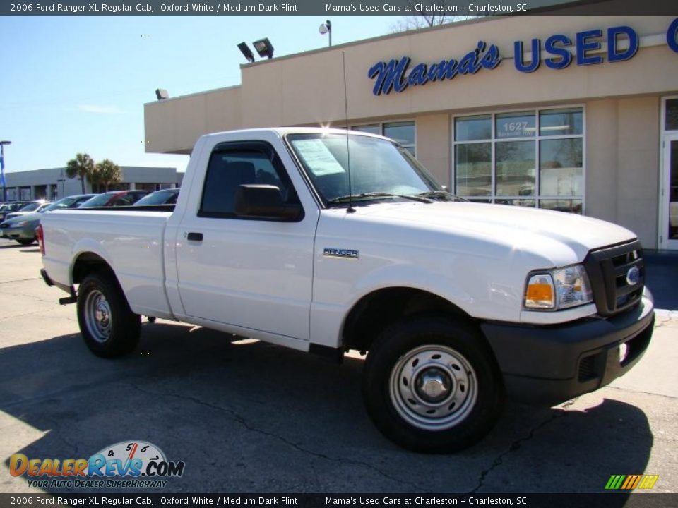 2006 Ford Ranger XL Regular Cab Oxford White / Medium Dark Flint Photo #20