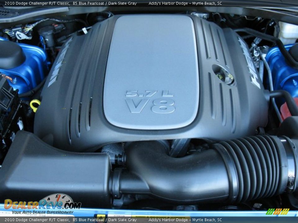2010 Dodge Challenger R/T Classic B5 Blue Pearlcoat / Dark Slate Gray Photo #25