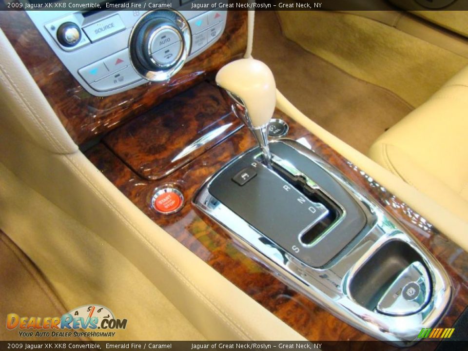 2009 Jaguar XK XK8 Convertible Emerald Fire / Caramel Photo #12