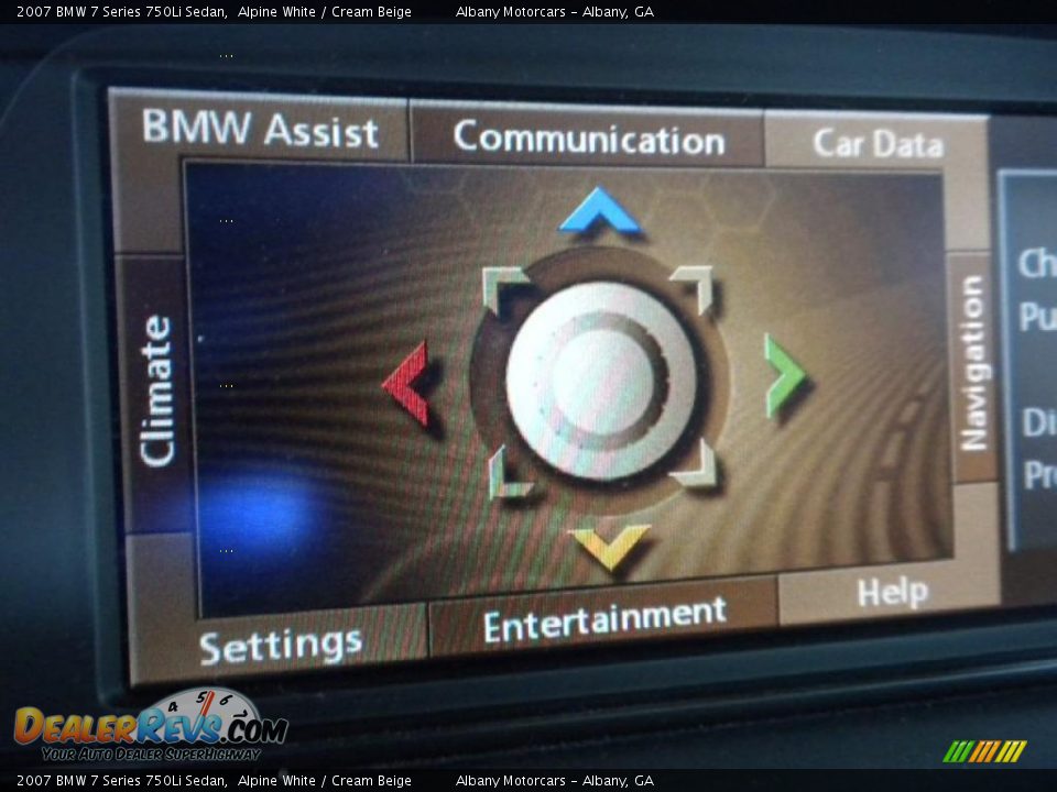 2007 BMW 7 Series 750Li Sedan Alpine White / Cream Beige Photo #24
