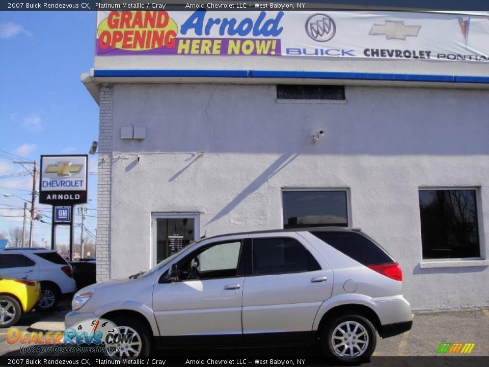 2007 Buick Rendezvous CX Platinum Metallic / Gray Photo #3