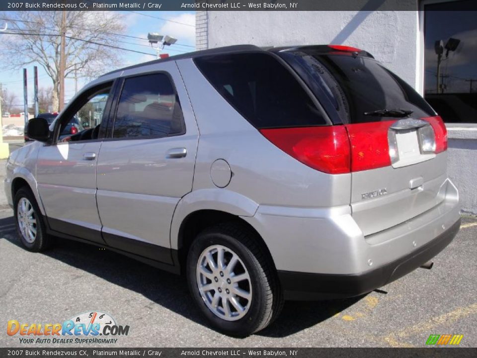 2007 Buick Rendezvous CX Platinum Metallic / Gray Photo #4