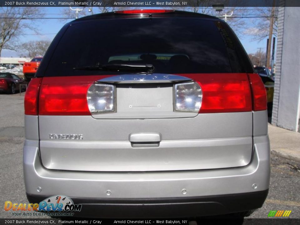 2007 Buick Rendezvous CX Platinum Metallic / Gray Photo #5