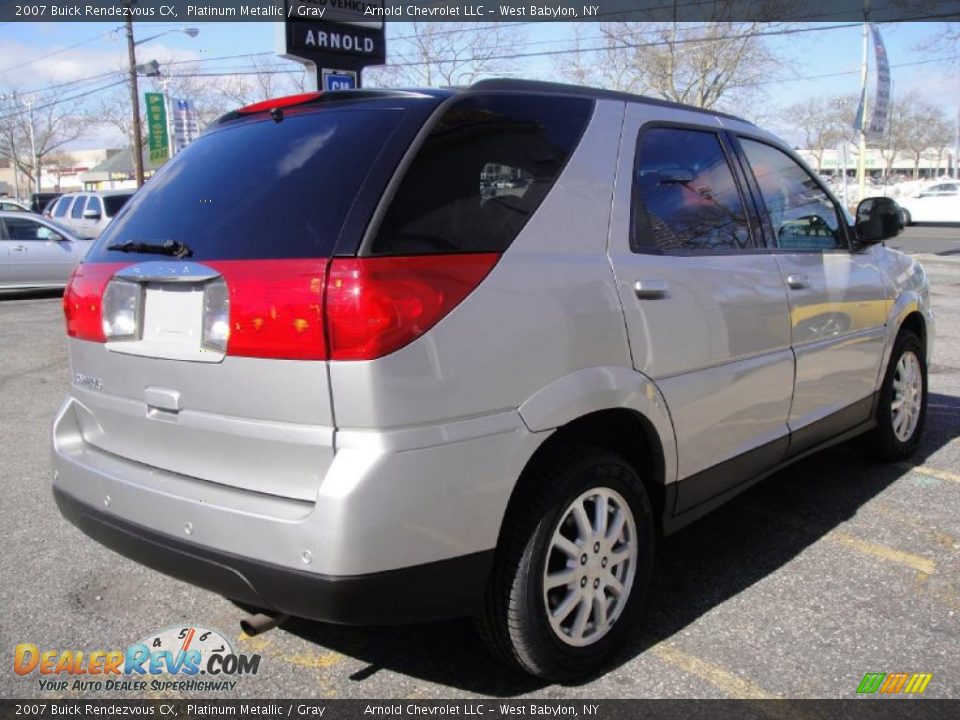 2007 Buick Rendezvous CX Platinum Metallic / Gray Photo #6
