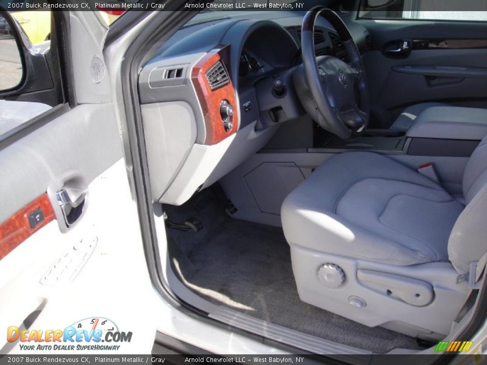 2007 Buick Rendezvous CX Platinum Metallic / Gray Photo #10