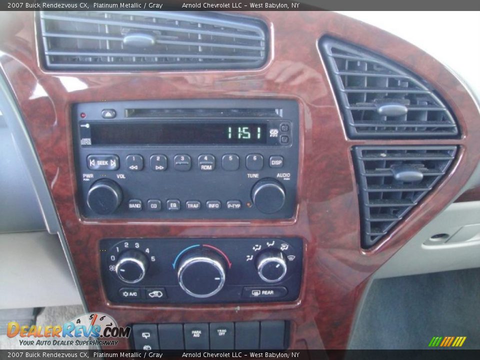 2007 Buick Rendezvous CX Platinum Metallic / Gray Photo #12