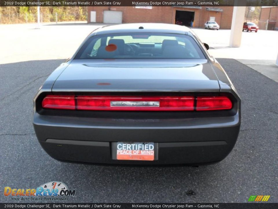 2009 Dodge Challenger SE Dark Titanium Metallic / Dark Slate Gray Photo #3