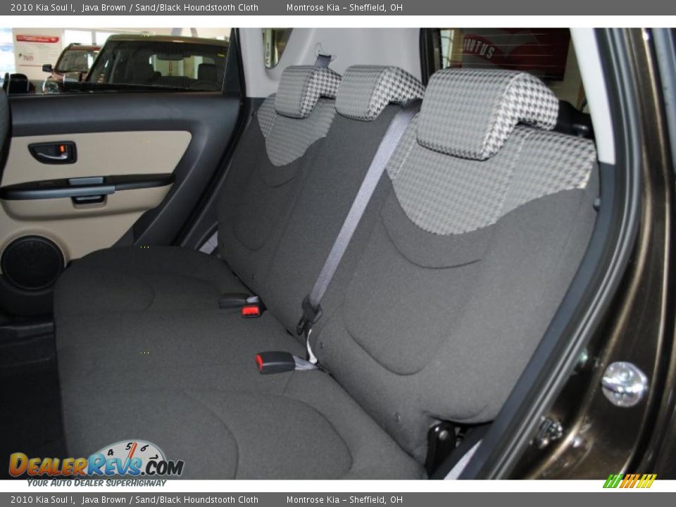 2010 Kia Soul ! Java Brown / Sand/Black Houndstooth Cloth Photo #18