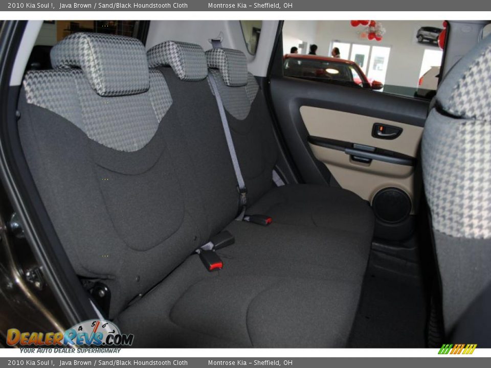 2010 Kia Soul ! Java Brown / Sand/Black Houndstooth Cloth Photo #19