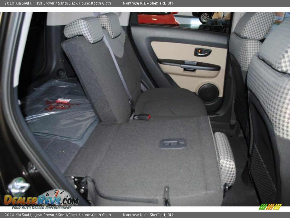 2010 Kia Soul ! Java Brown / Sand/Black Houndstooth Cloth Photo #20