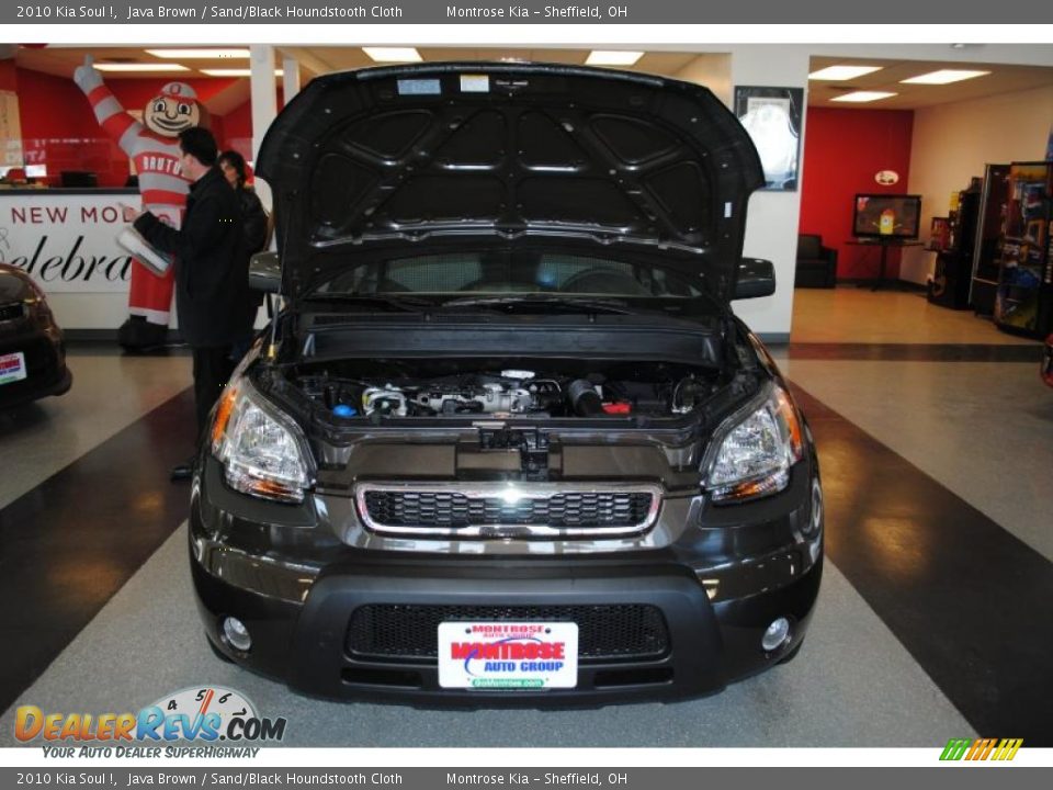 2010 Kia Soul ! Java Brown / Sand/Black Houndstooth Cloth Photo #23