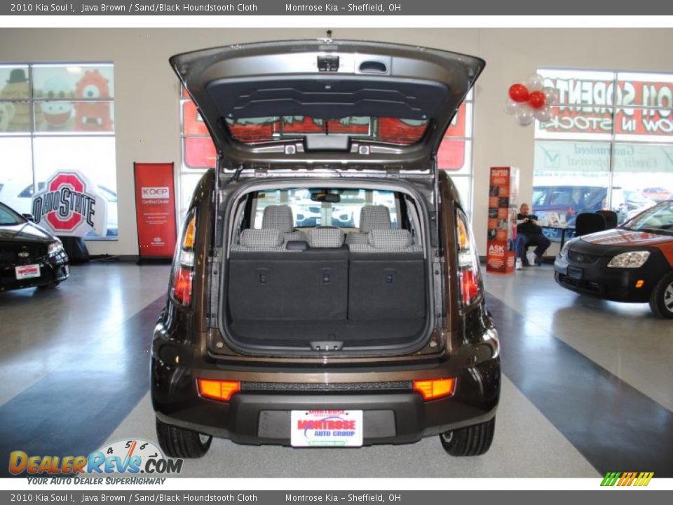2010 Kia Soul ! Java Brown / Sand/Black Houndstooth Cloth Photo #25