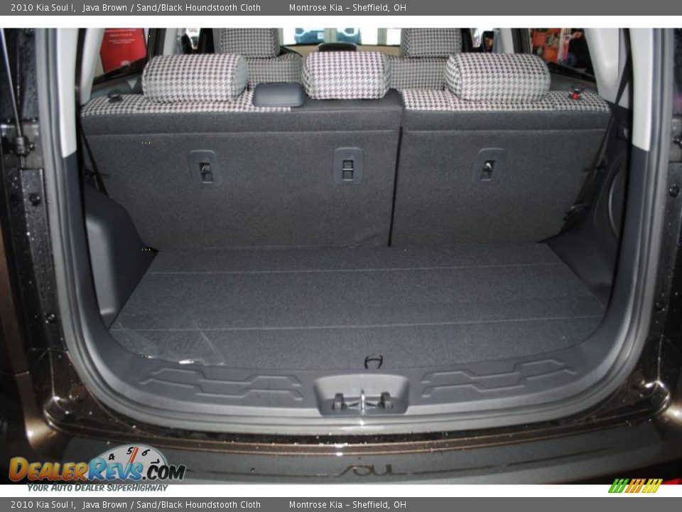 2010 Kia Soul ! Java Brown / Sand/Black Houndstooth Cloth Photo #26