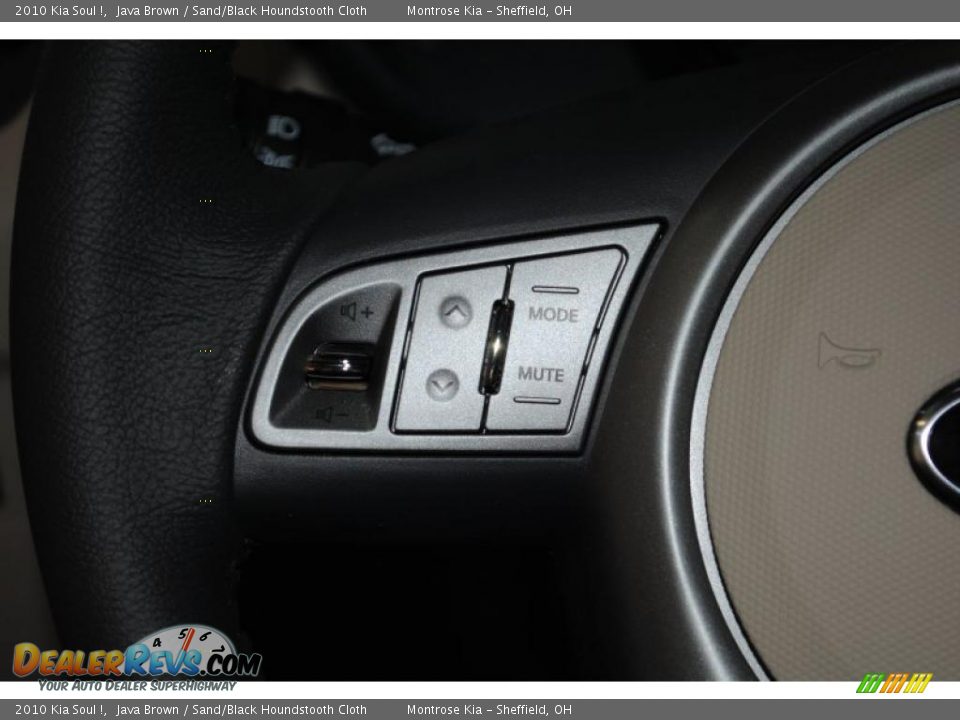 2010 Kia Soul ! Java Brown / Sand/Black Houndstooth Cloth Photo #30
