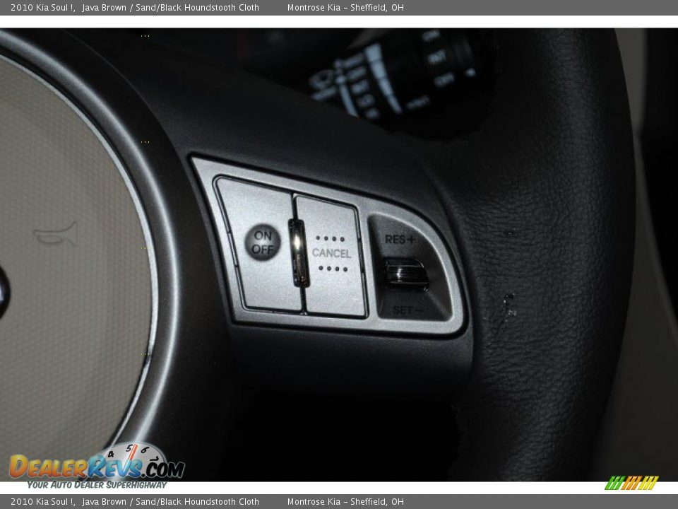 2010 Kia Soul ! Java Brown / Sand/Black Houndstooth Cloth Photo #31