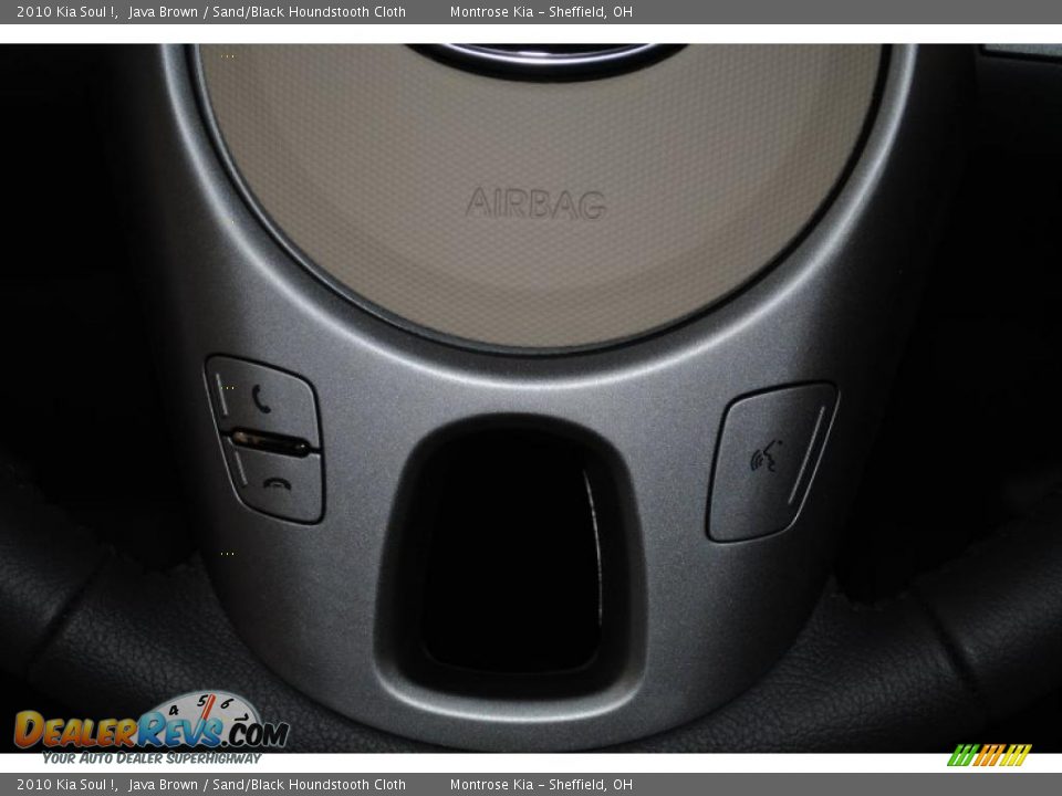 2010 Kia Soul ! Java Brown / Sand/Black Houndstooth Cloth Photo #32