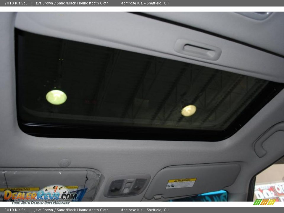 2010 Kia Soul ! Java Brown / Sand/Black Houndstooth Cloth Photo #34