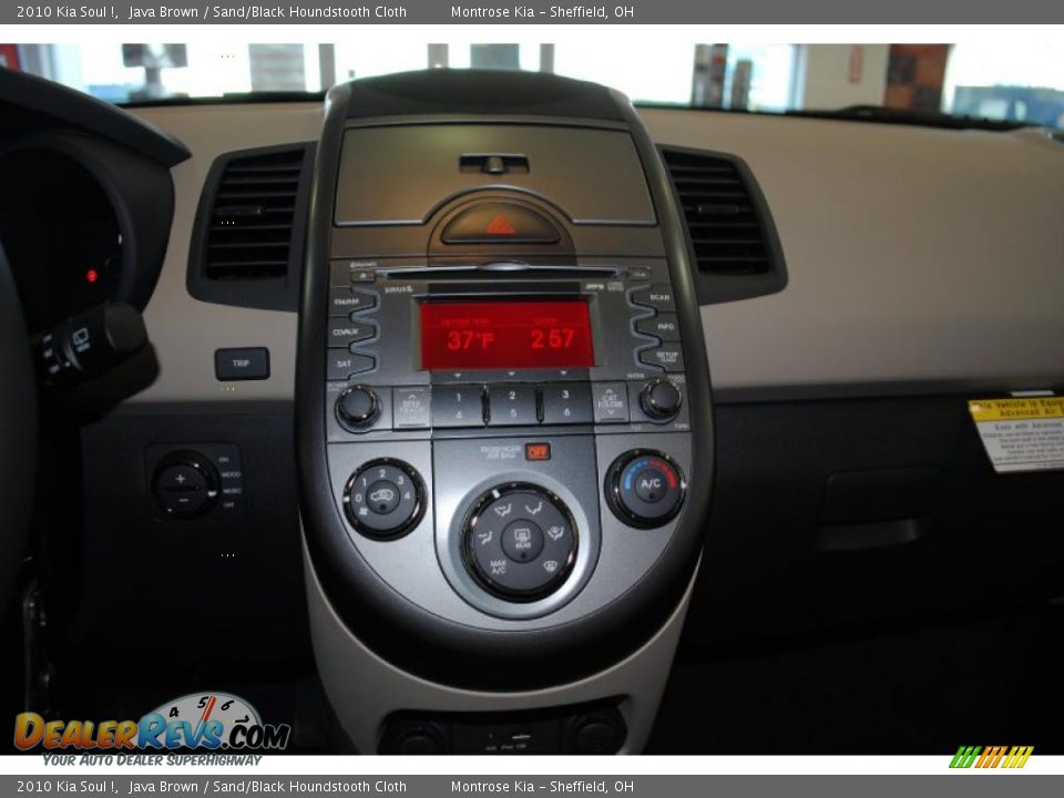 2010 Kia Soul ! Java Brown / Sand/Black Houndstooth Cloth Photo #36