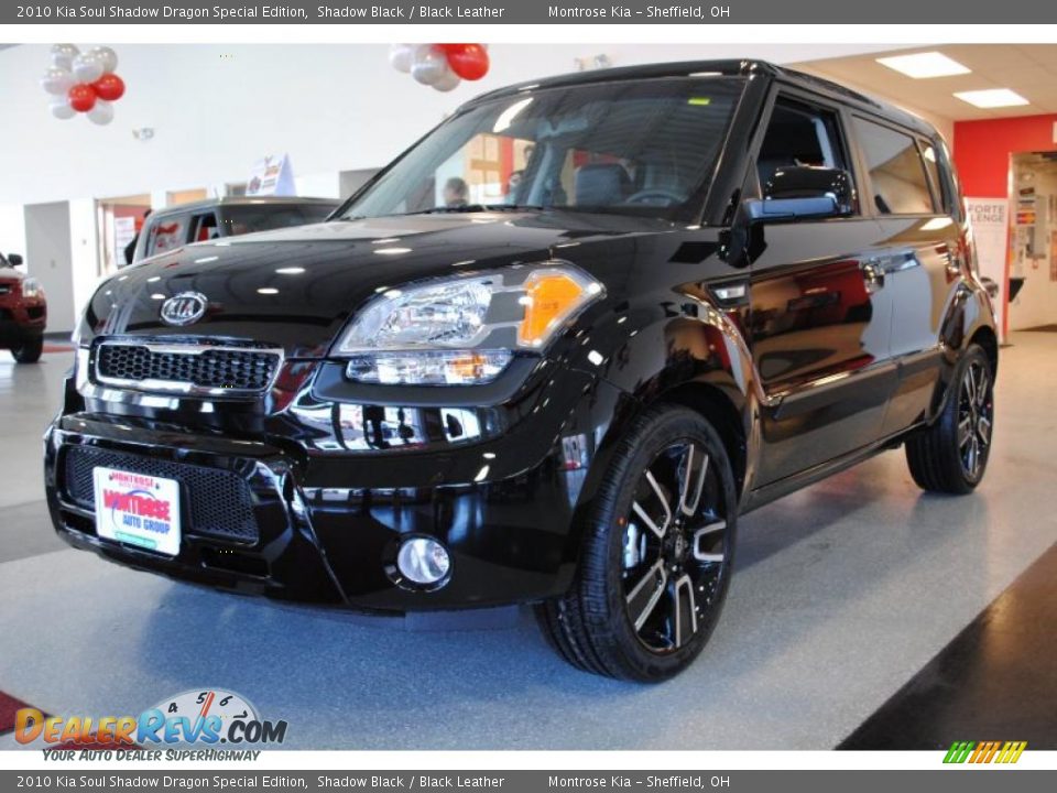 2010 Kia Soul Shadow Dragon Special Edition Shadow Black / Black Leather Photo #3