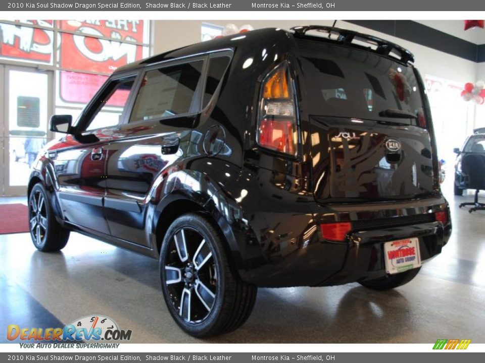 2010 Kia Soul Shadow Dragon Special Edition Shadow Black / Black Leather Photo #5
