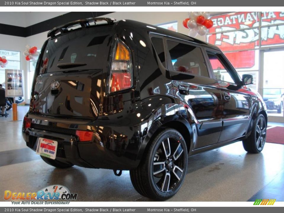 2010 Kia Soul Shadow Dragon Special Edition Shadow Black / Black Leather Photo #9