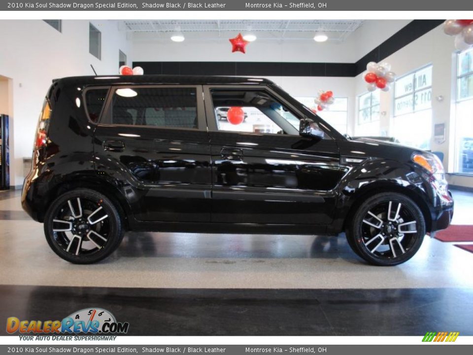 2010 Kia Soul Shadow Dragon Special Edition Shadow Black / Black Leather Photo #10