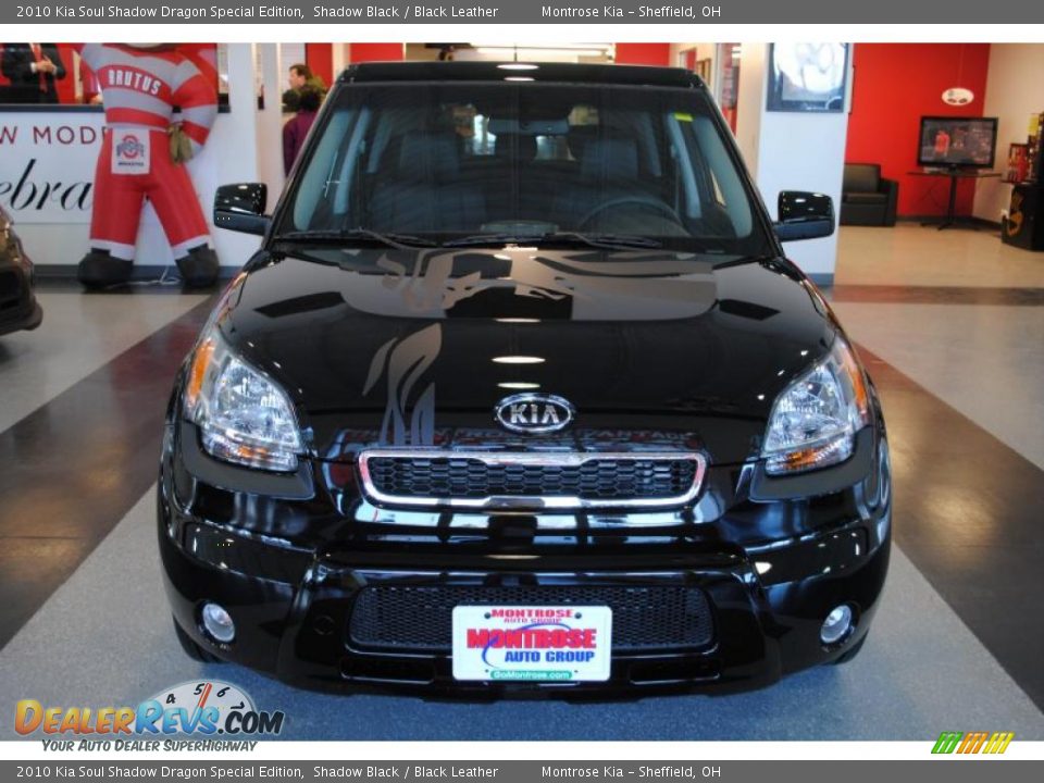 2010 Kia Soul Shadow Dragon Special Edition Shadow Black / Black Leather Photo #12