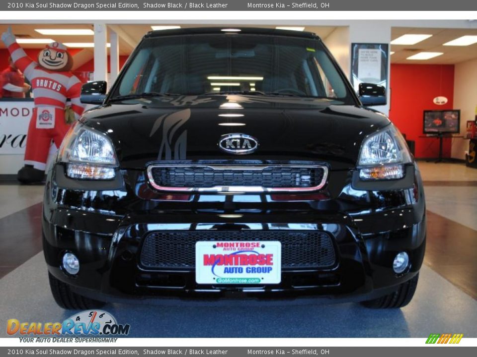 2010 Kia Soul Shadow Dragon Special Edition Shadow Black / Black Leather Photo #13