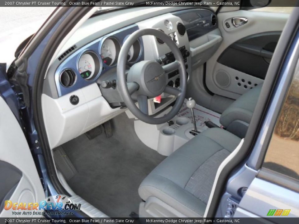 2007 Chrysler PT Cruiser Touring Ocean Blue Pearl / Pastel Slate Gray Photo #25