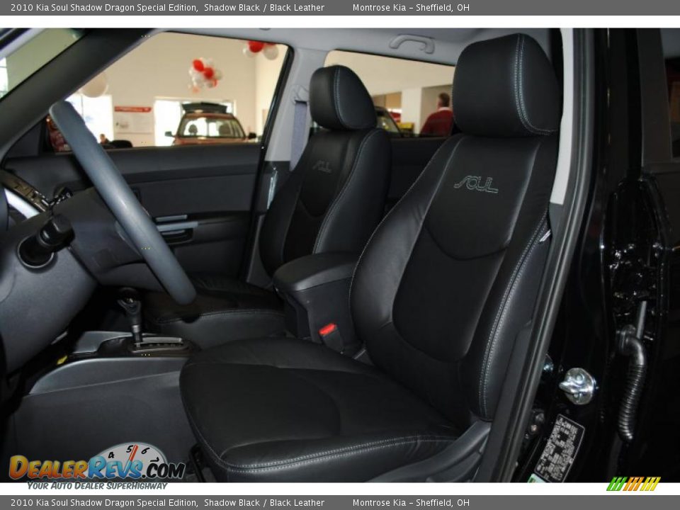 2010 Kia Soul Shadow Dragon Special Edition Shadow Black / Black Leather Photo #18