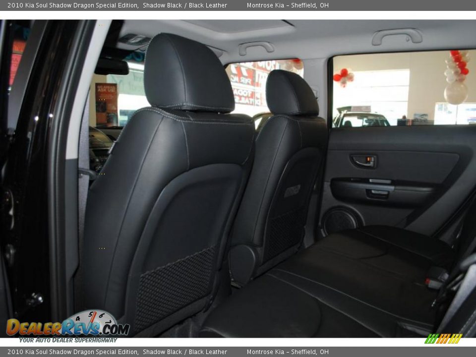 2010 Kia Soul Shadow Dragon Special Edition Shadow Black / Black Leather Photo #19