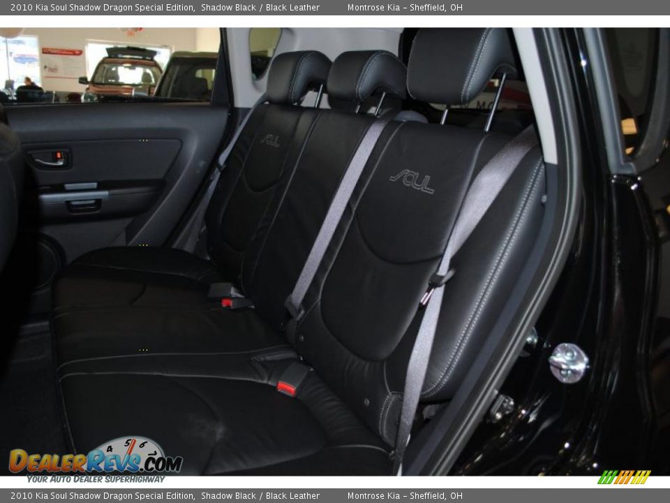 2010 Kia Soul Shadow Dragon Special Edition Shadow Black / Black Leather Photo #20
