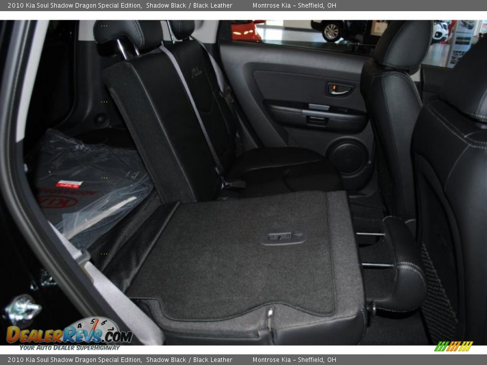 2010 Kia Soul Shadow Dragon Special Edition Shadow Black / Black Leather Photo #22