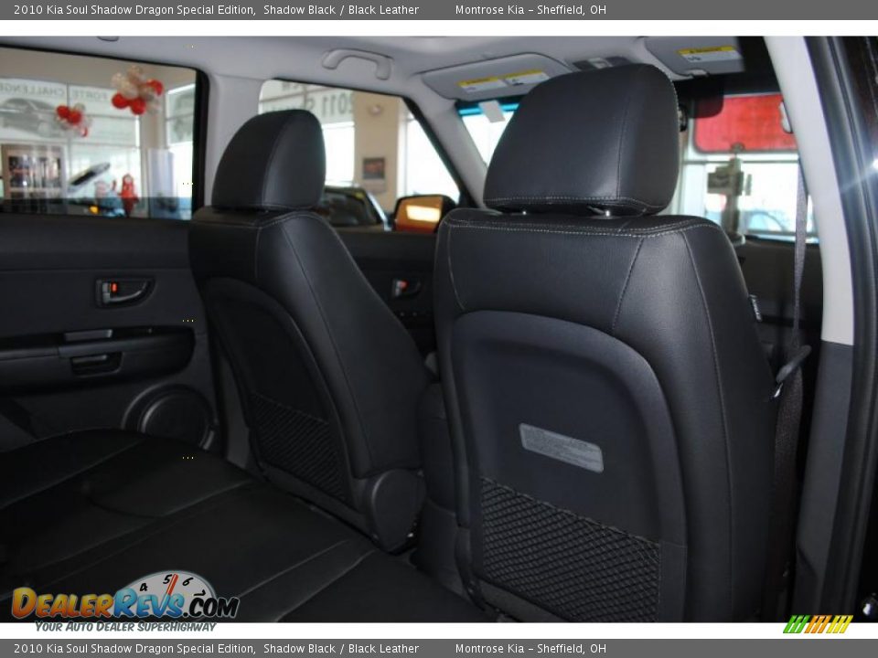 2010 Kia Soul Shadow Dragon Special Edition Shadow Black / Black Leather Photo #23