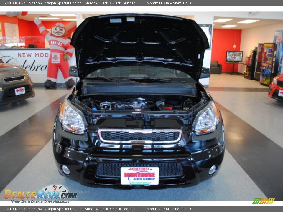 2010 Kia Soul Shadow Dragon Special Edition Shadow Black / Black Leather Photo #25