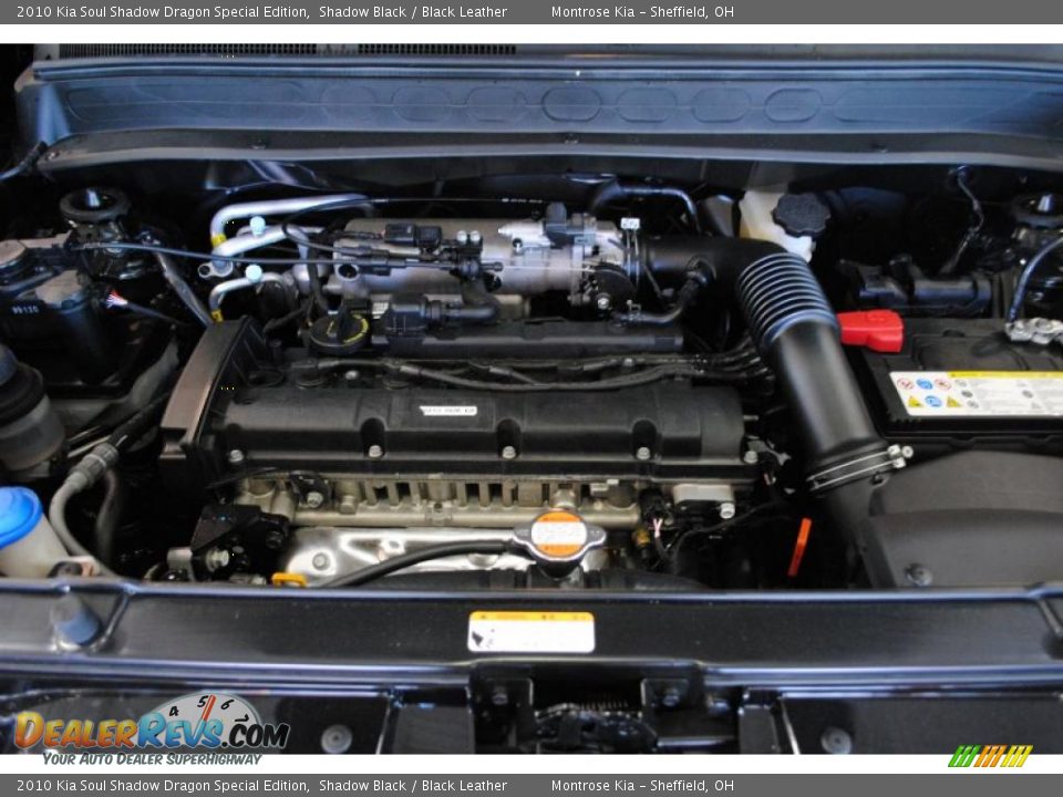 2010 Kia Soul Shadow Dragon Special Edition Shadow Black / Black Leather Photo #26