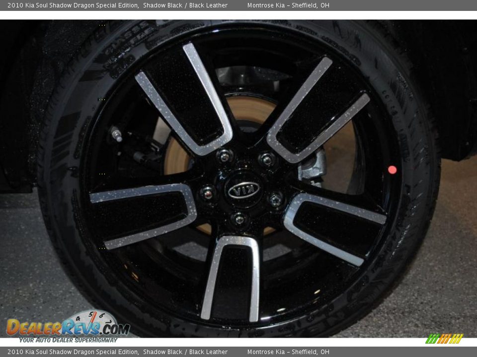 2010 Kia Soul Shadow Dragon Special Edition Shadow Black / Black Leather Photo #30