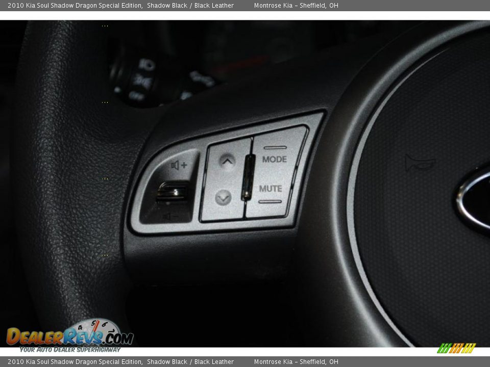 2010 Kia Soul Shadow Dragon Special Edition Shadow Black / Black Leather Photo #33