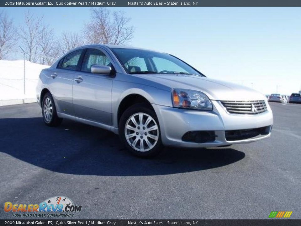 2009 Mitsubishi Galant ES Quick Silver Pearl / Medium Gray Photo #5