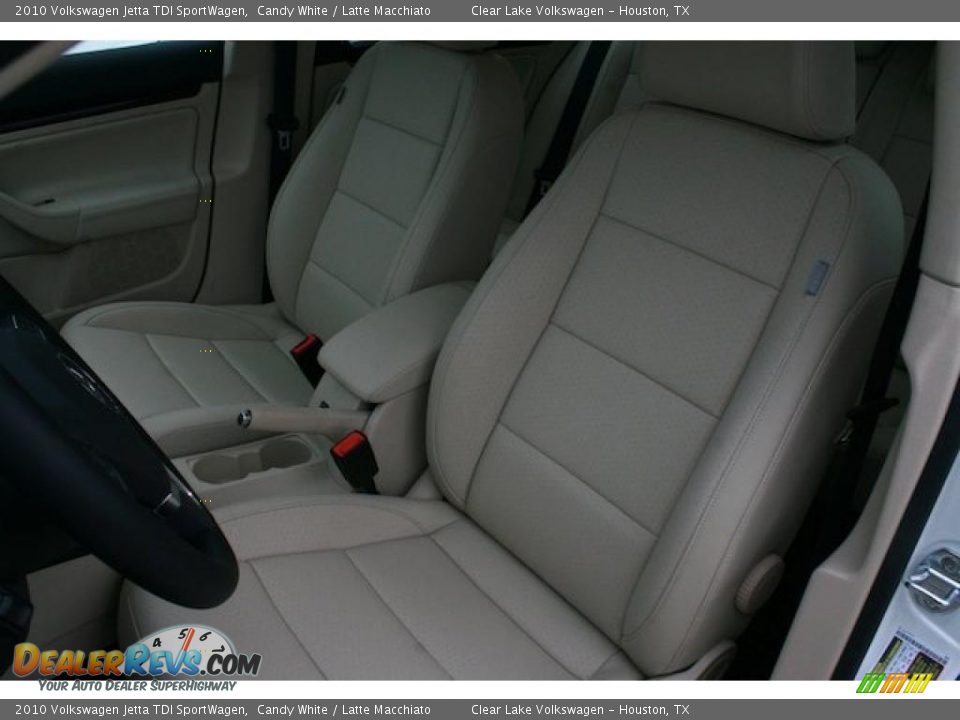 2010 Volkswagen Jetta TDI SportWagen Candy White / Latte Macchiato Photo #7