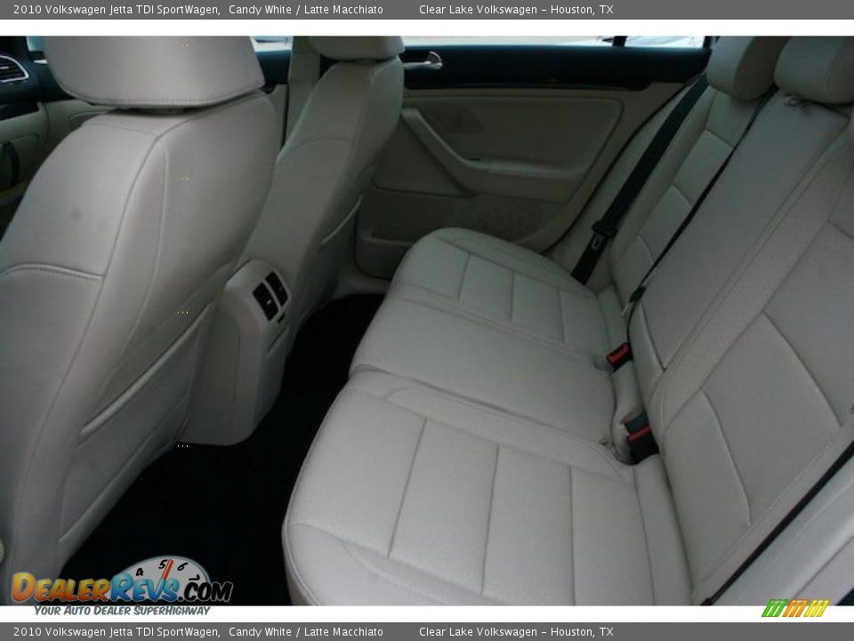 2010 Volkswagen Jetta TDI SportWagen Candy White / Latte Macchiato Photo #8