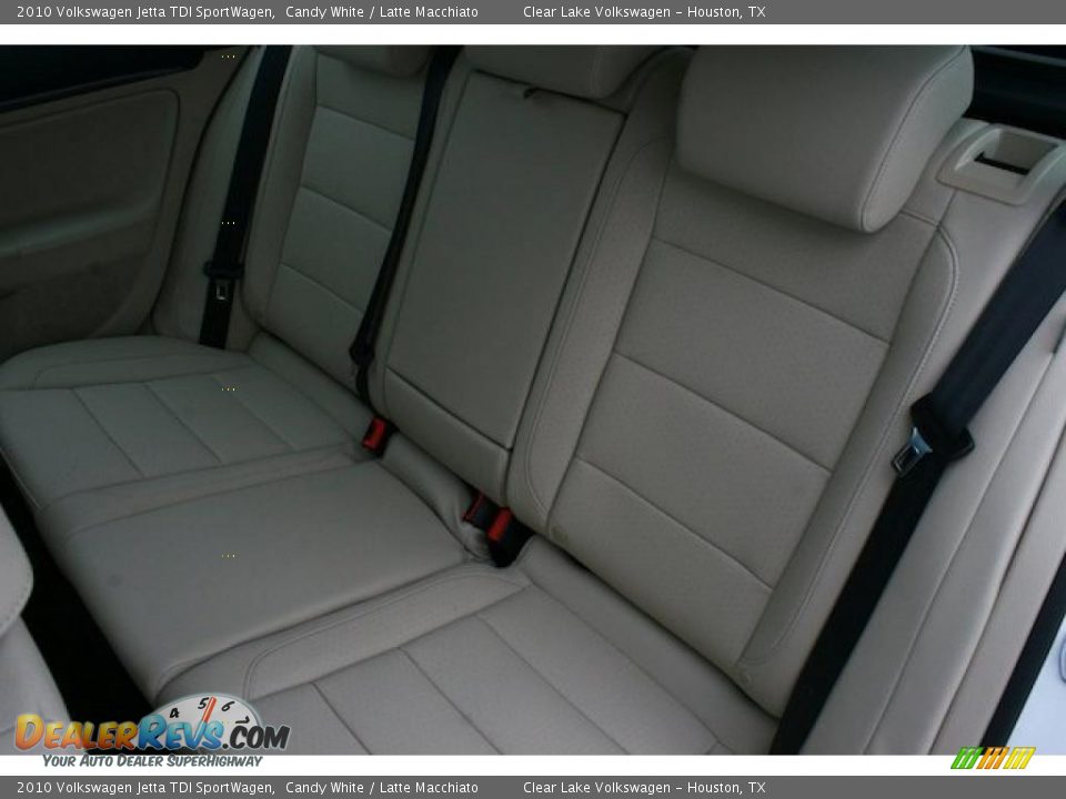 2010 Volkswagen Jetta TDI SportWagen Candy White / Latte Macchiato Photo #19