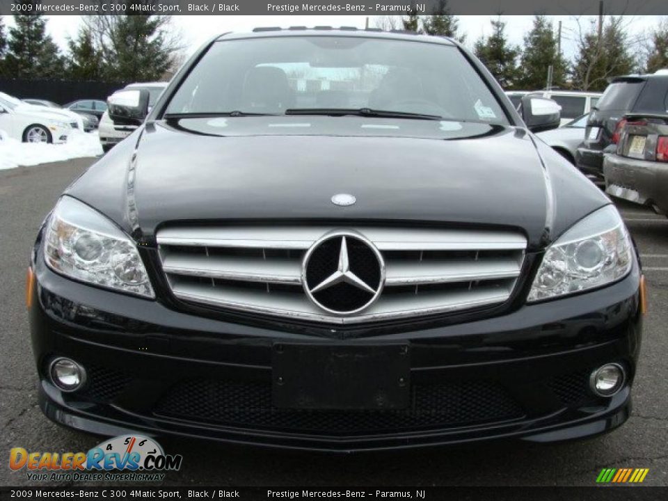 2009 Mercedes-Benz C 300 4Matic Sport Black / Black Photo #2