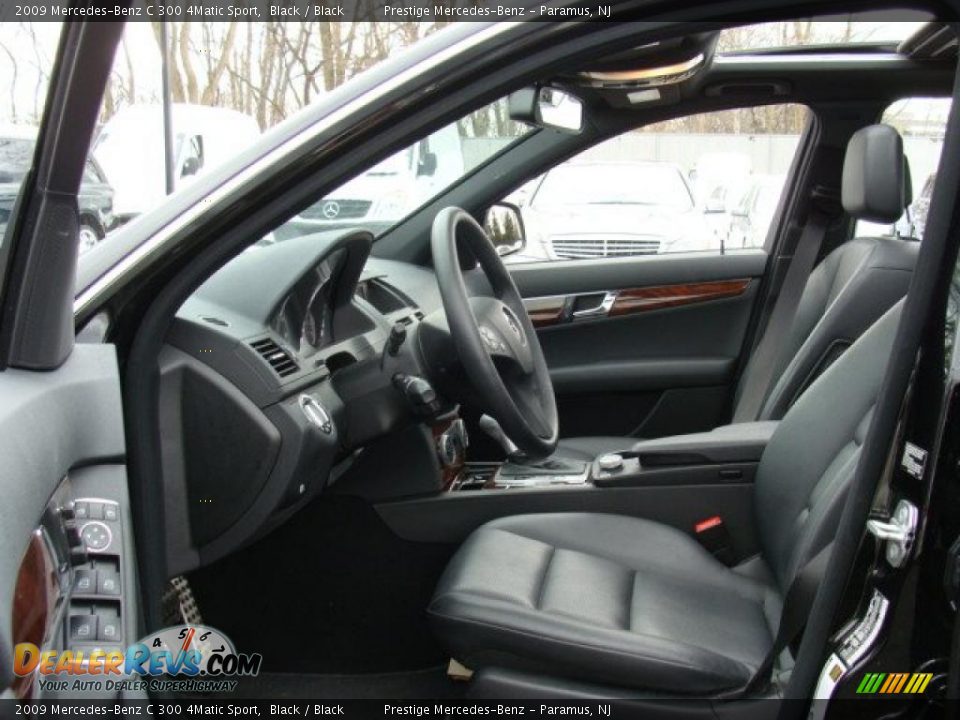 2009 Mercedes-Benz C 300 4Matic Sport Black / Black Photo #8