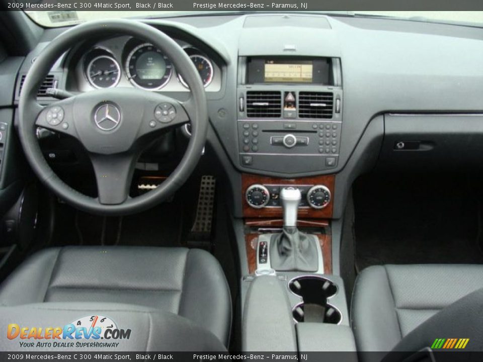2009 Mercedes-Benz C 300 4Matic Sport Black / Black Photo #10