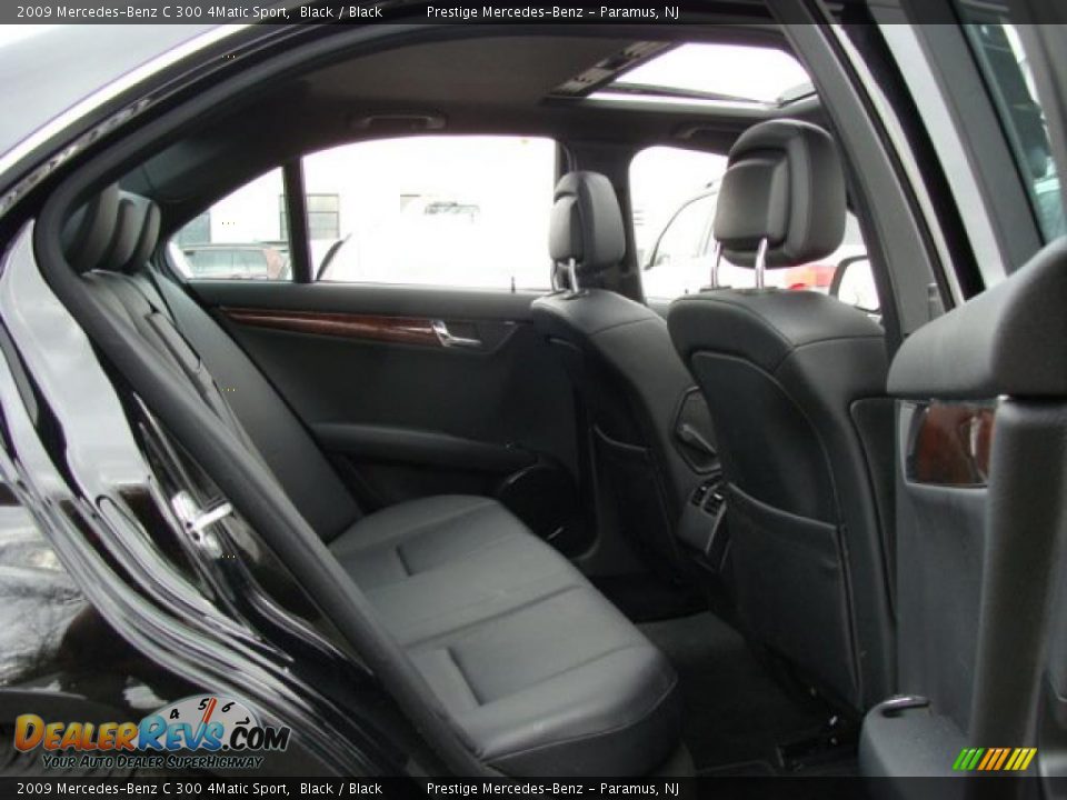 2009 Mercedes-Benz C 300 4Matic Sport Black / Black Photo #13