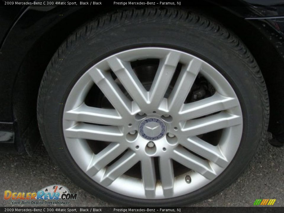 2009 Mercedes-Benz C 300 4Matic Sport Black / Black Photo #15