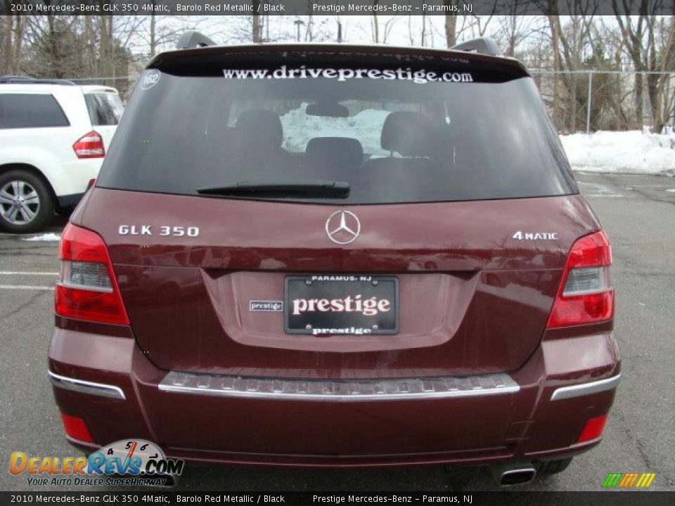 2010 Mercedes-Benz GLK 350 4Matic Barolo Red Metallic / Black Photo #5